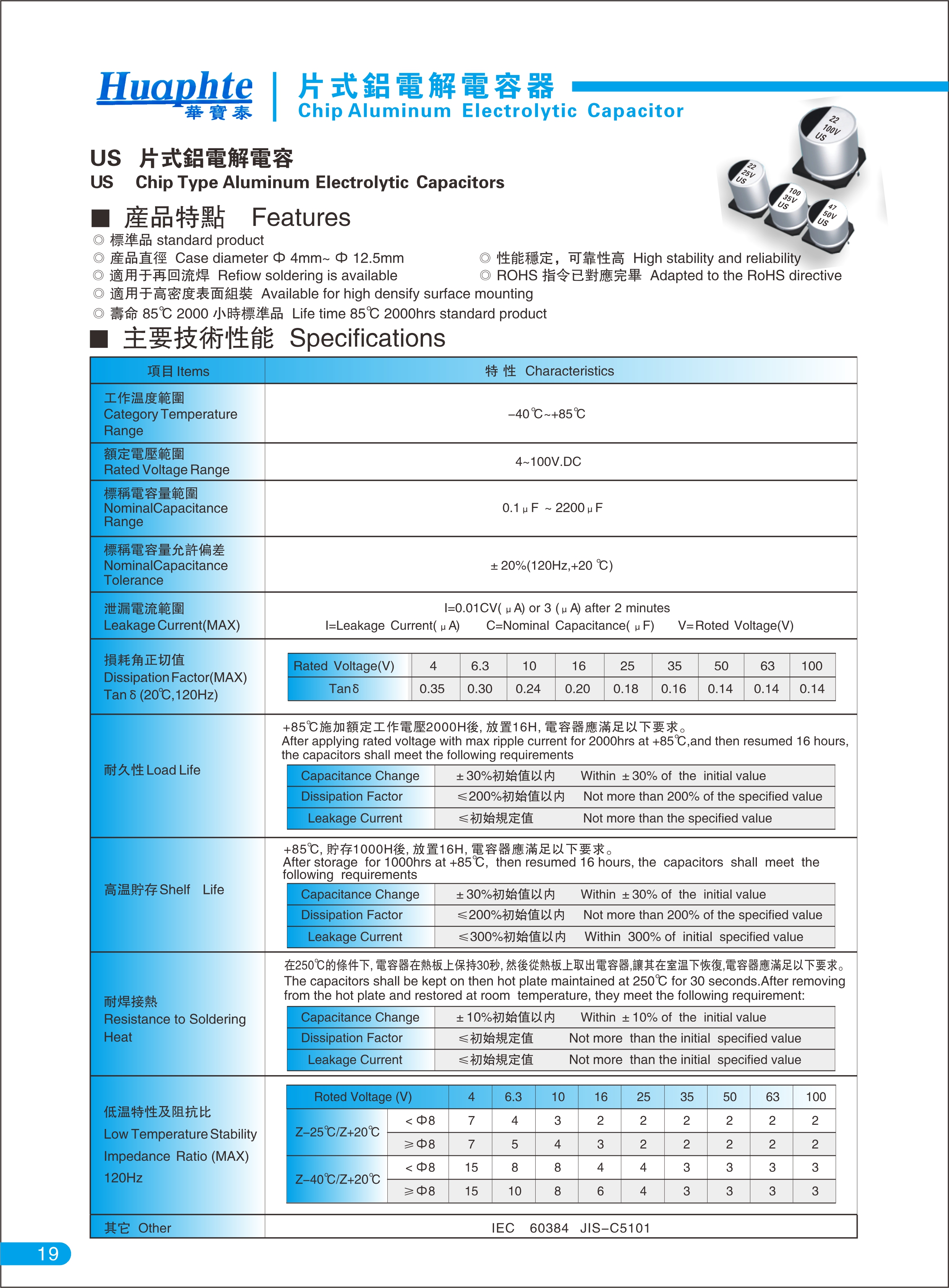 US系列 標(biāo)準(zhǔn)品 2000H